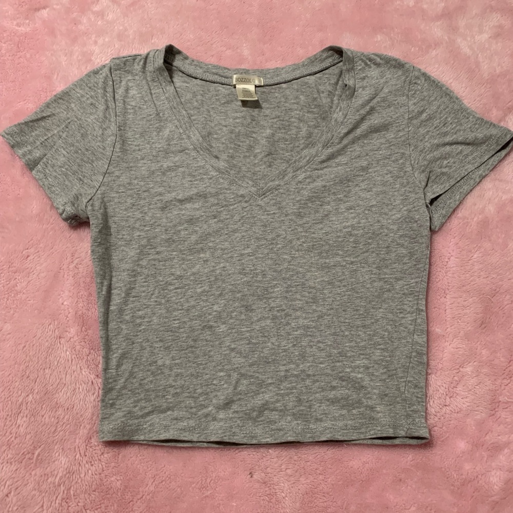 Bozzolo Gray Short Sleeve Tee